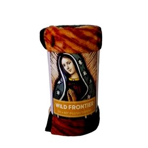 Blessed Mary Plush Throw